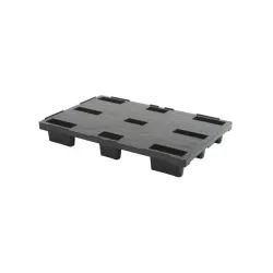 Kunststof exportpallet met dicht dek — 120 × 80 cm — productaanzicht
