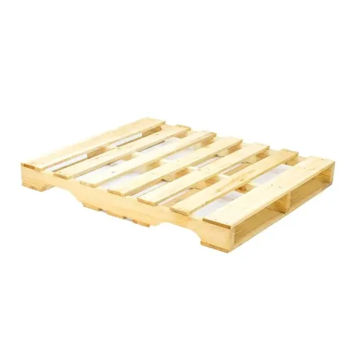 Gebruikte pallet op Amerikaans formaat — 1220 × 1015 mm — hoofdaanzicht
