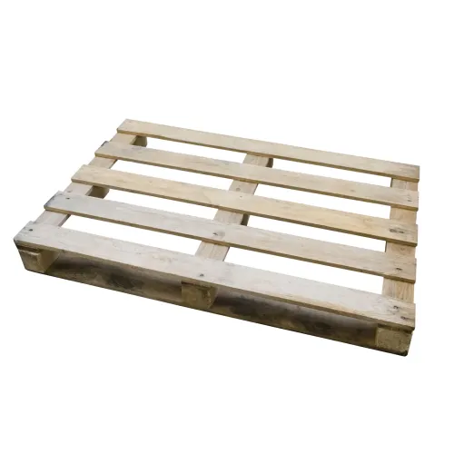 Gebruikte houtpallet 120 × 80 cm — 750 kg — hoofdaanzicht