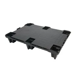 Gesloten kunststof displaypallet — 80 × 60 cm — productaanzicht