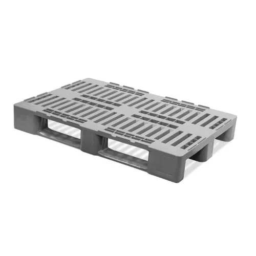 Nieuwe H1-pallet van HDPE — 120 × 80 cm — hoofdaanzicht