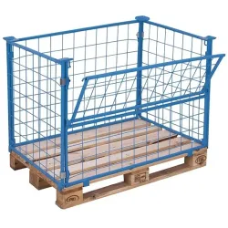 Extra hoge metalen palletopbouw — 160 cm — productaanzicht