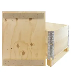 Multiplex deksel voor halve pallet — 80 × 60 cm — productaanzicht
