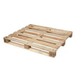 Houtpallet met drie sledes — 120 × 100 cm, 850 kg — productaanzicht