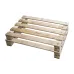 Houten displaypallet — 80 × 60 cm, twee sledes — detail 1