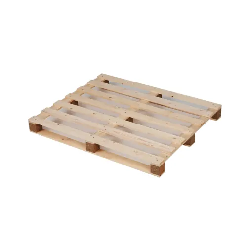 Gebruikte eenmalige blokpallet — 400 kg — hoofdaanzicht