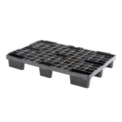 Gerasterde containerpallet — 114 × 76 cm — productaanzicht