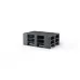 Pallet van PP-recyclaat — euroformaat, drie sledes — detail 2