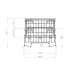 Compacte draadcontainer — 80 × 60 × 70 cm — detail 6