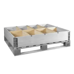 Acht-vaksindeling voor blokpalletrand — productaanzicht