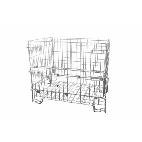 Vouwbare draadcontainer op euroformaat — 100 cm hoog — hoofdaanzicht