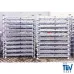 Dubbel mobiel stapelrek — basis van 2025 × 1180 mm — detail 7