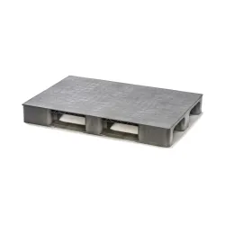 PP-pallet met twee sledes — 120 × 80 cm — productaanzicht