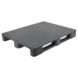 Kunststof blokpallet — dicht dek, 145 mm — productaanzicht