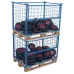 Extra hoge metalen palletopbouw — 160 cm — detail 2