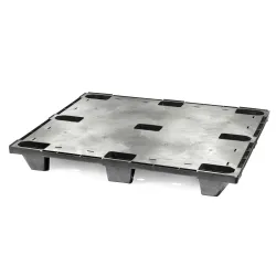 HDPE-nestpallet op blokformaat — 135 mm — productaanzicht