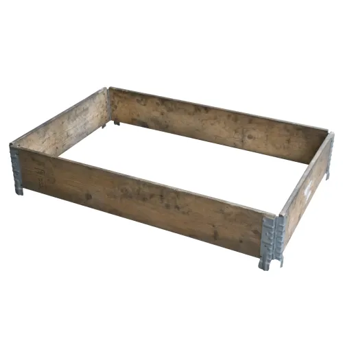 Houten europalletrand gebruikt — 120 × 80 cm — hoofdaanzicht