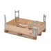 Metalen afstandhouder voor palletopbouw — 250 mm — detail 1