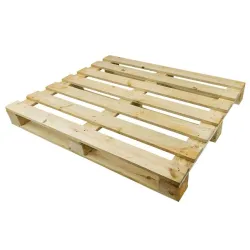 Eenmalige houtpallet — 120 × 100 cm, 500 kg — productaanzicht